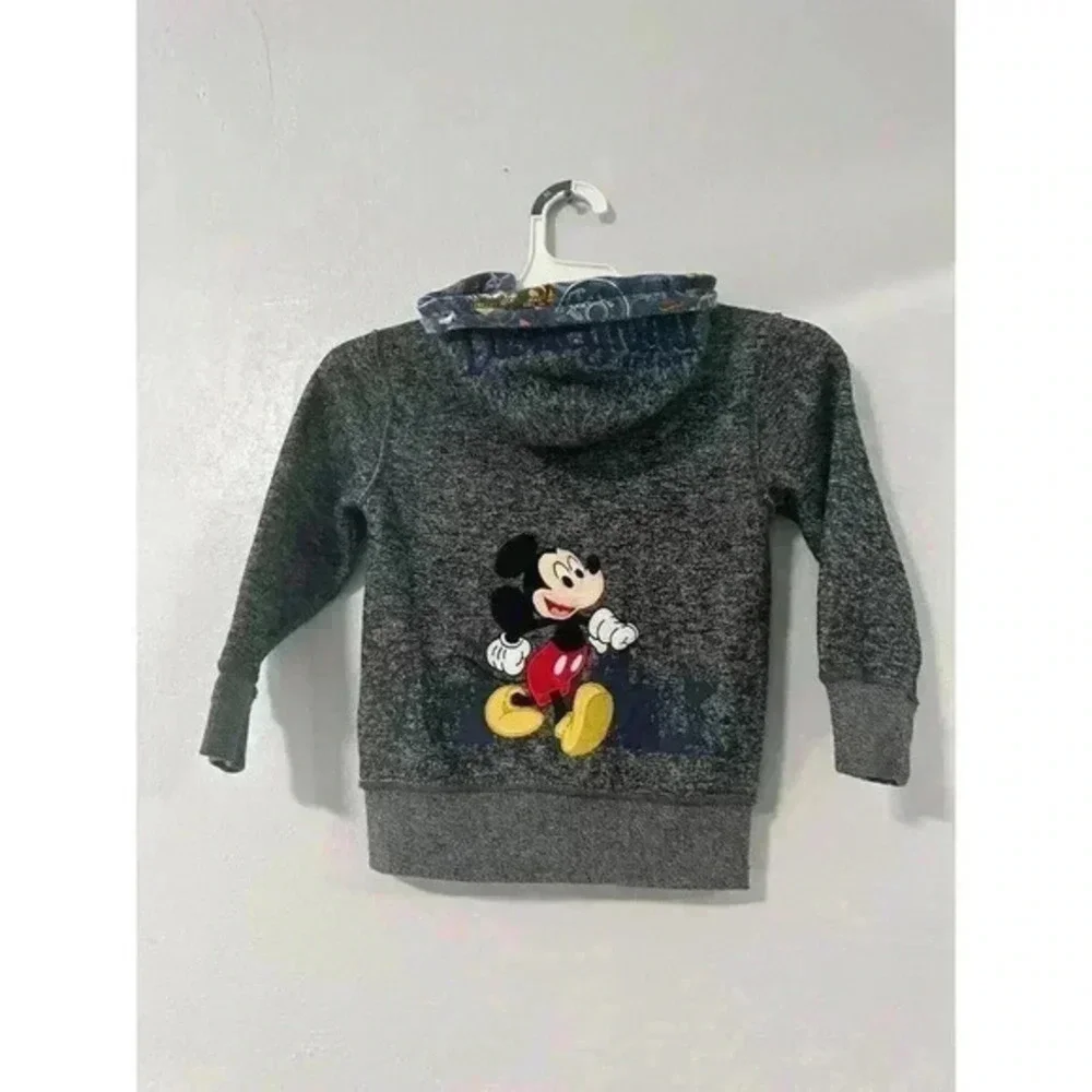 Walt Disney World Parks Youth Lg Hoodie Jacket Mickey Goofy All Embroidered 2019